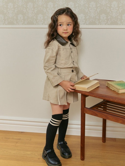 Pigment Pleats Skirt Pants