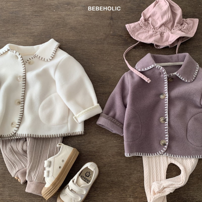 Bebe Holic - Korean Baby Fashion - #babyfever - Pin Coat Jumper - 2
