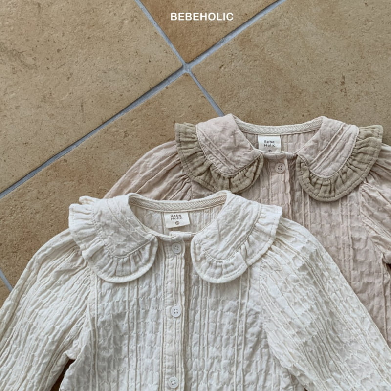 Bebe Holic - Korean Baby Fashion - #babygirlfashion - Frill Collar Blouse - 8