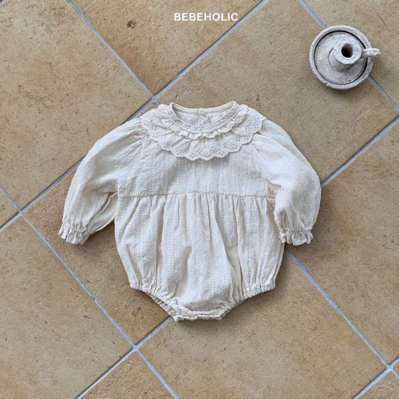 Bebe Holic - Korean Baby Fashion - #babygirlfashion - Lace Collar Bodysuit - 9