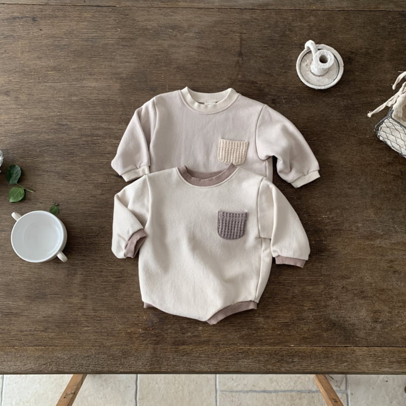 Bebe Holic - Korean Baby Fashion - #babylifestyle - Pocket Bodysuit - 8