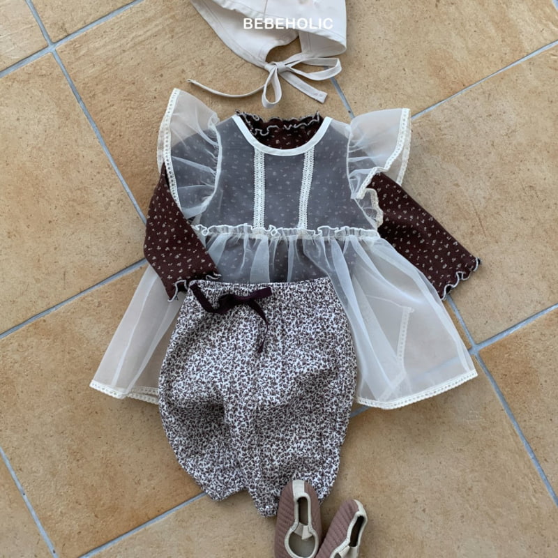 Bebe Holic - Korean Baby Fashion - #babylifestyle - Hush Flower Pants - 3