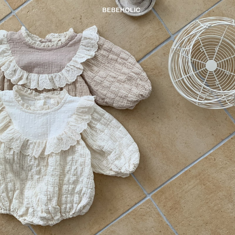 Bebe Holic - Korean Baby Fashion - #babylifestyle - Lace Frill Bodysuit - 9