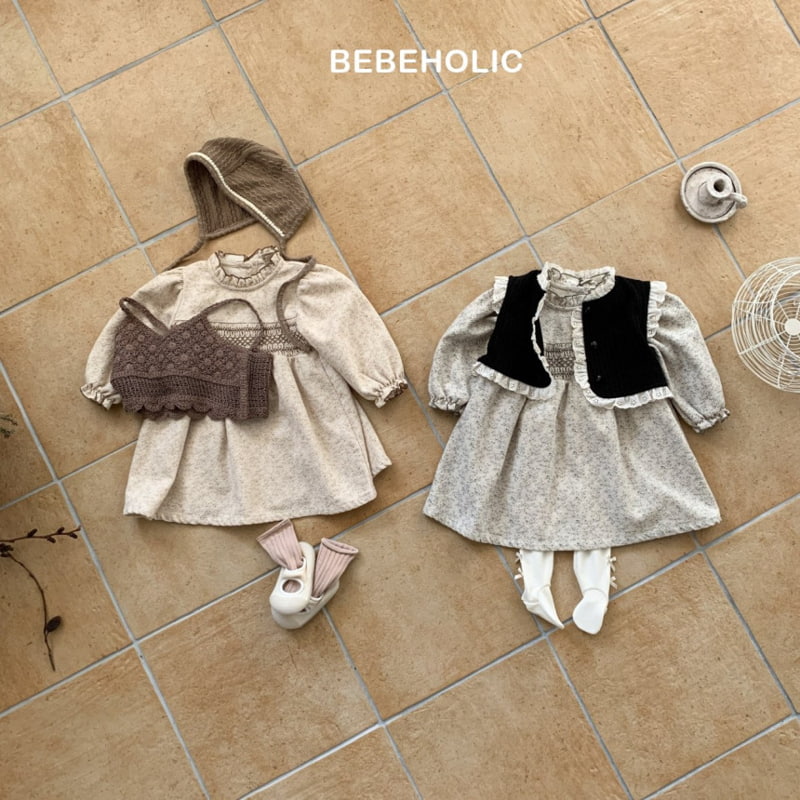 Bebe Holic - Korean Baby Fashion - #babyootd - Smocked Frill One-piece