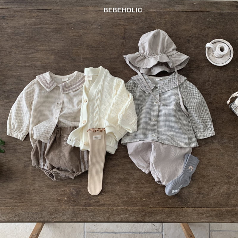Bebe Holic - Korean Baby Fashion - #onlinebabyboutique - Tape Collar Blouse