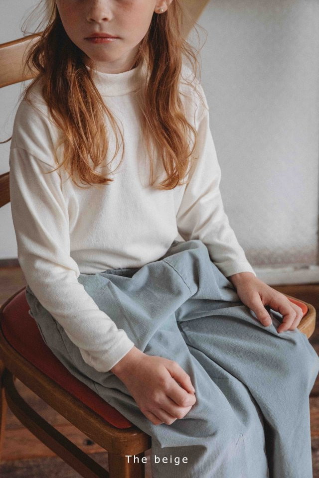 The Beige - Korean Children Fashion - #designkidswear - Half Turtleneck Tee - 8
