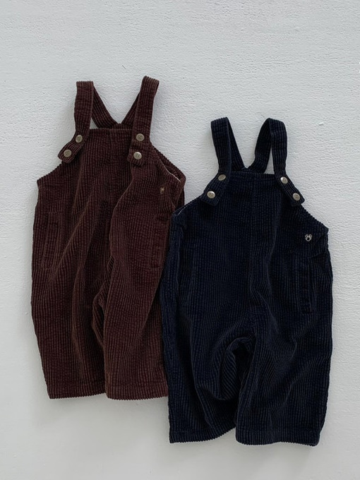 Corduroy Suspender Pants