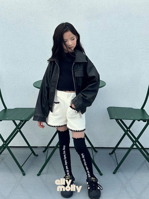 Pigment Leather Blouson