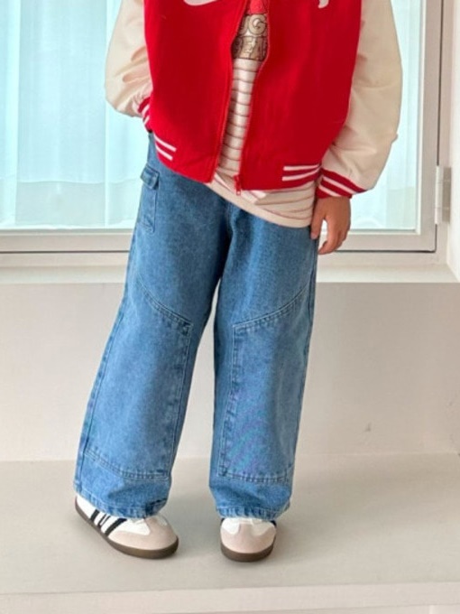 Pocket Up Denim Pants