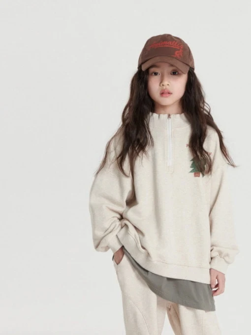 Tree Half Zip-up