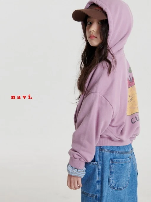 Color Hood Zip-up