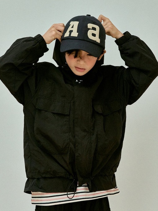 Black Hood Windbreaker Black Hood Windbreaker