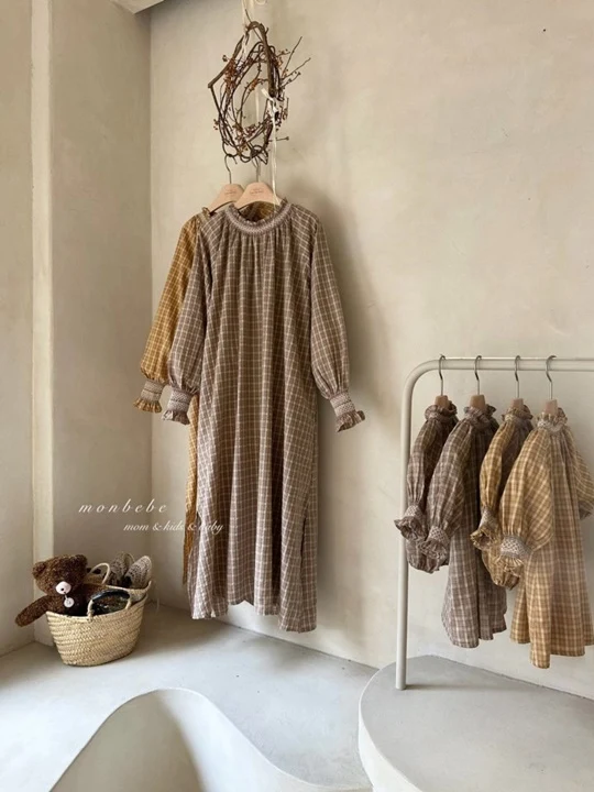 Adult Madeleine Check Dress
