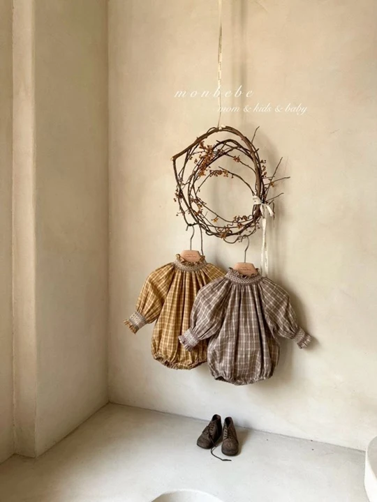 Madeleine Check Bodysuit