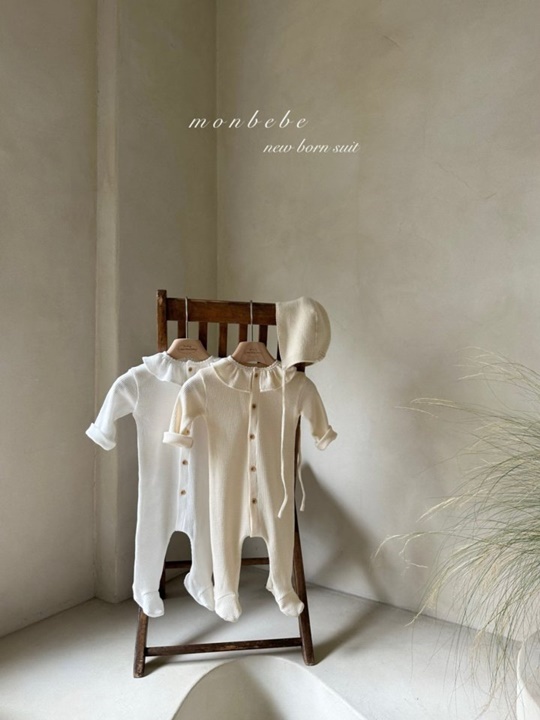 Newborn Waffle Plum Bodysuit