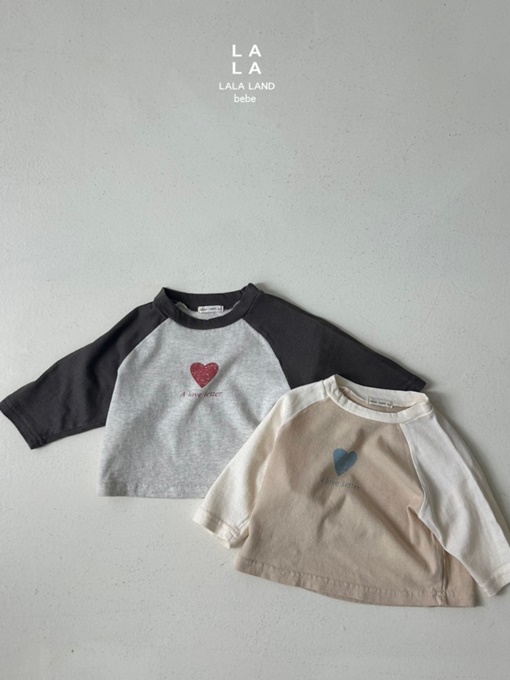 Bebe Heart Raglan Tee Bebe Heart Raglan Tee