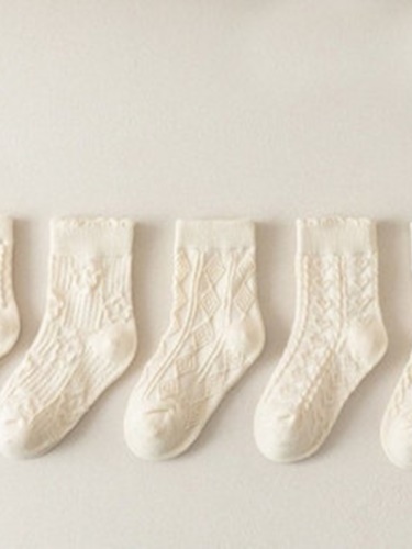Creamy Socks Set