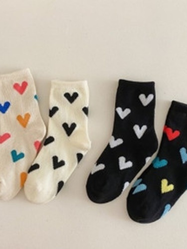 Heart Socks Set (set of 2)