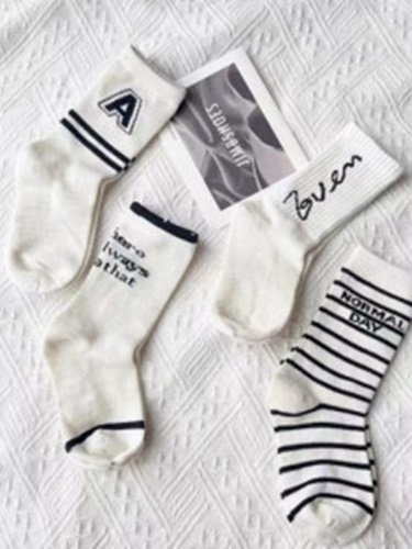 Lettering Socks