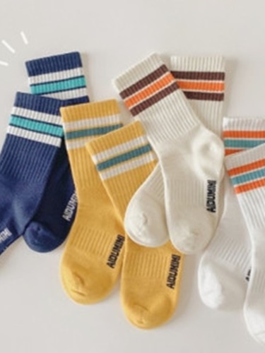 Three Colored Socks