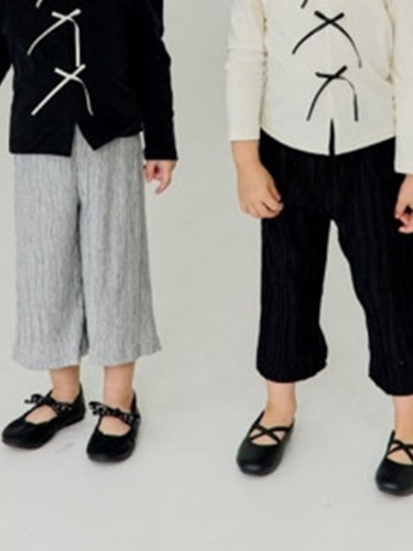 Pleats Wide Pants