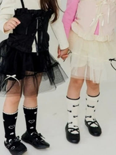 Ribbon Tutu Cha Skirt Leggings