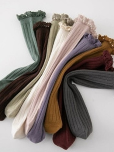Lace Rib Socks