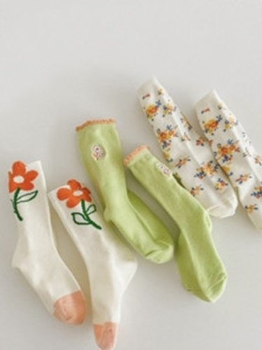 Floral Socks Set