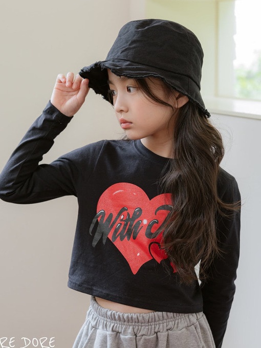 With Heart Crop Tee