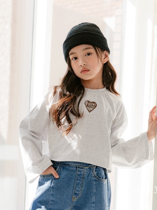Heart Single Crop Tee