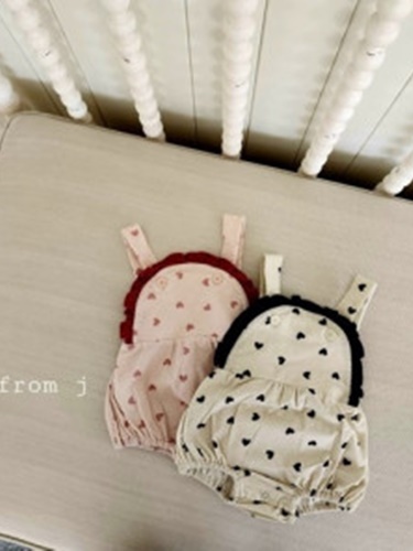 Heart Suspender Bodysuit