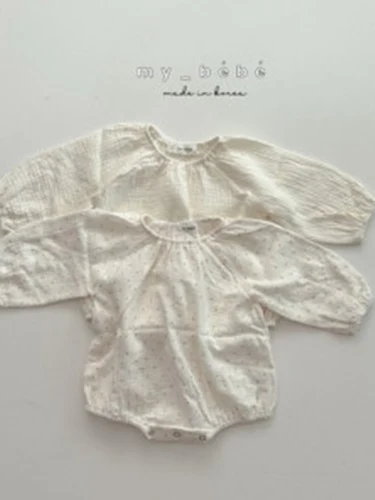 Musline Shirring Boysuit