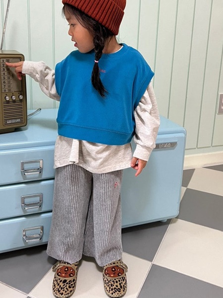 Veloure Rib Pants with Mom Veloure Rib Pants with Mom