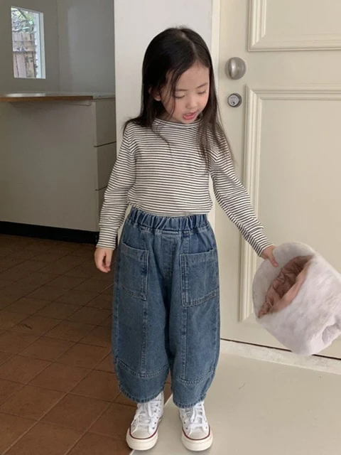 Ladder Denim Pants