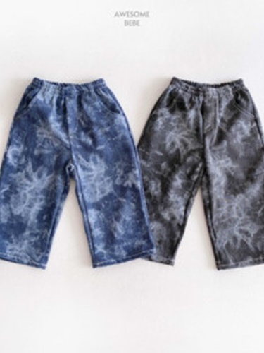 Thunder Water Pigment Denim Pants Thunder Water Pigment Denim Pants