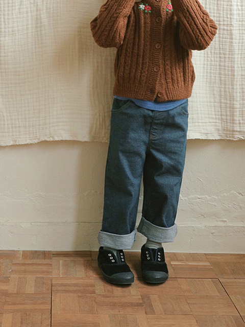 Roll-up Denim Pants