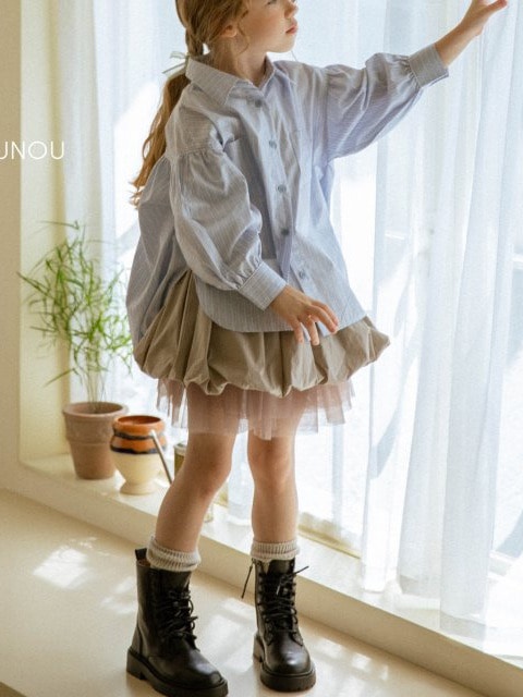 Balloon Mesh Skirt