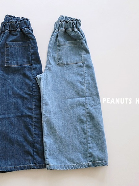 Pocket Denim Pants