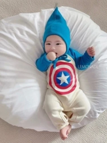 Captain Raglan Romper with Hat Captain Raglan Romper with Hat