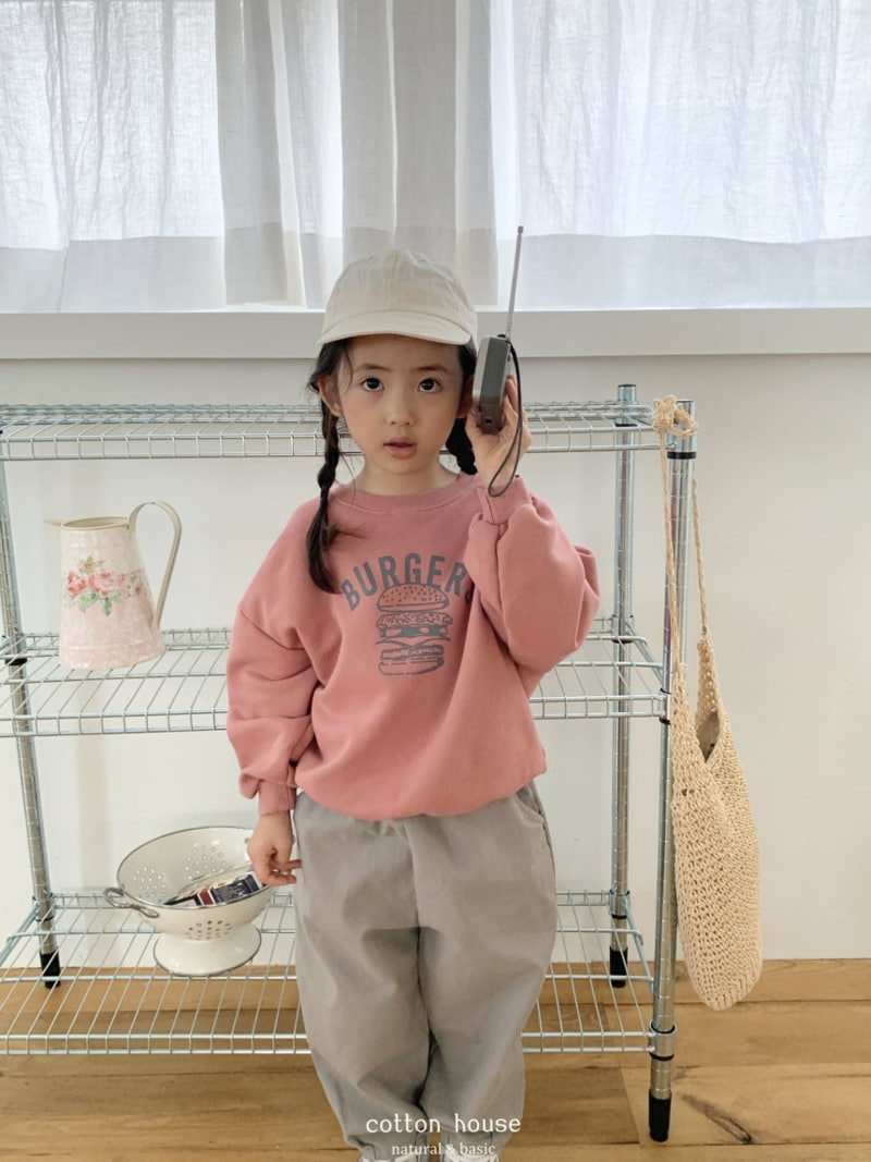 Cotton House - Korean Children Fashion - #kidsstore - Burger Sweatshirts - 4