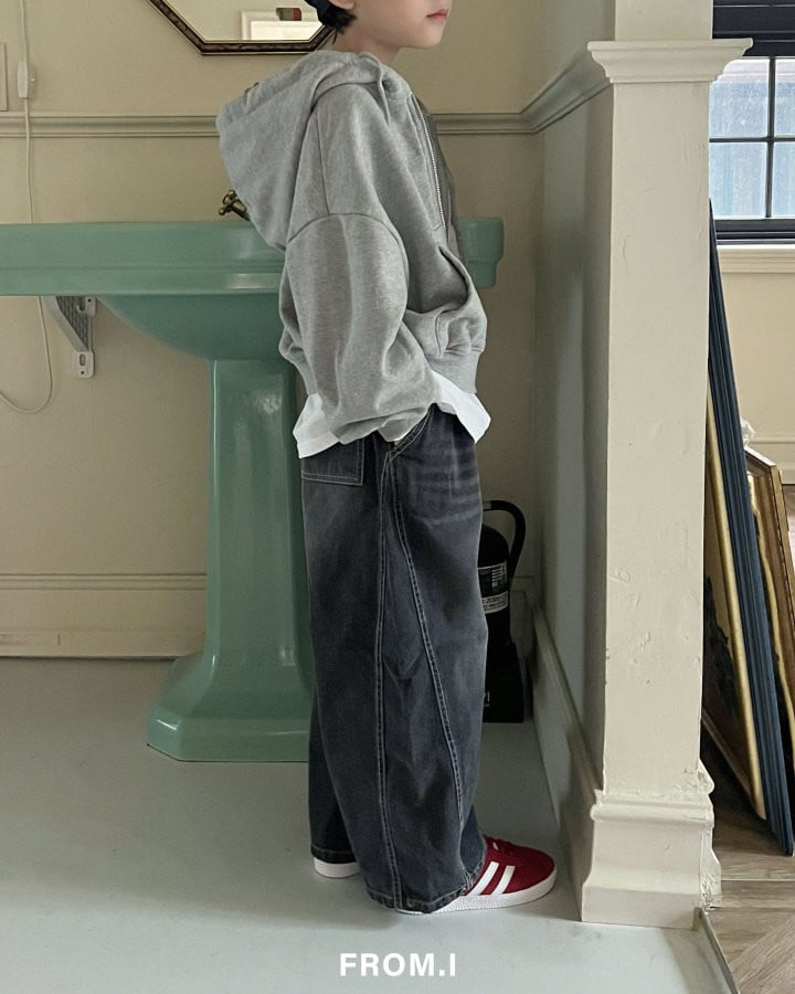 From I - Korean Children Fashion - #kidsstore - Snap Denim Pants - 6
