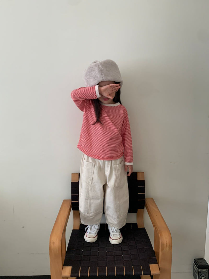 La Chouchou - Korean Baby Fashion - #babyboutique - Ladder Cotton Pants - 12