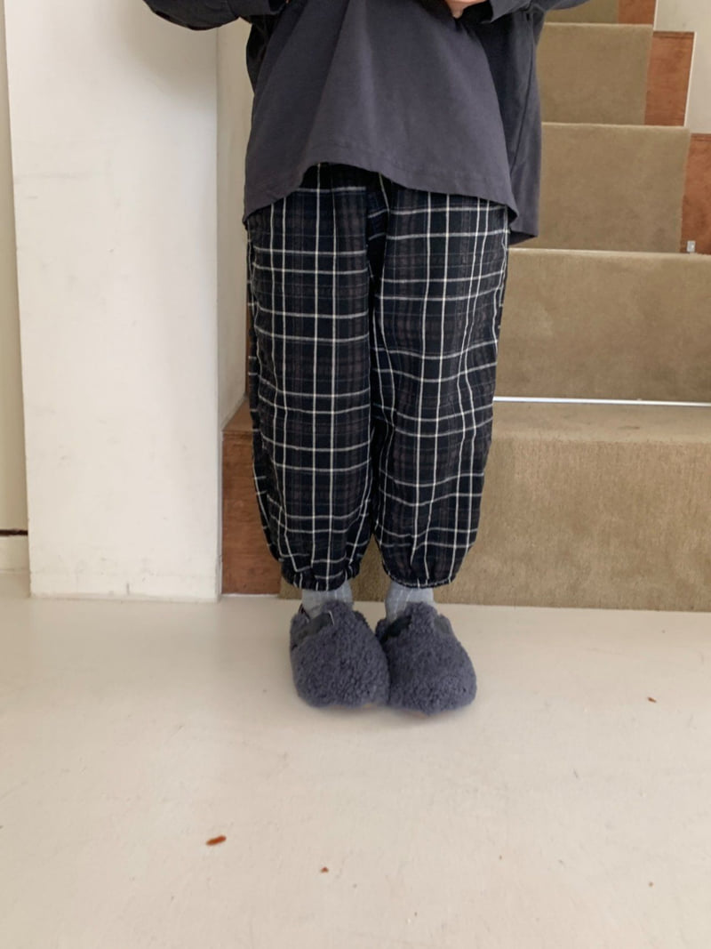 La Chouchou - Korean Baby Fashion - #babyfashion - Classic Check Pants - 12