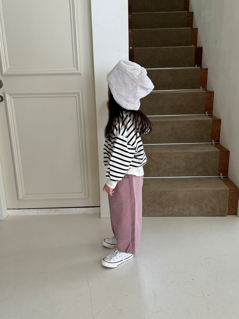 La Chouchou - Korean Baby Fashion - #babyoutfit - Ladder Cotton Pants - 7