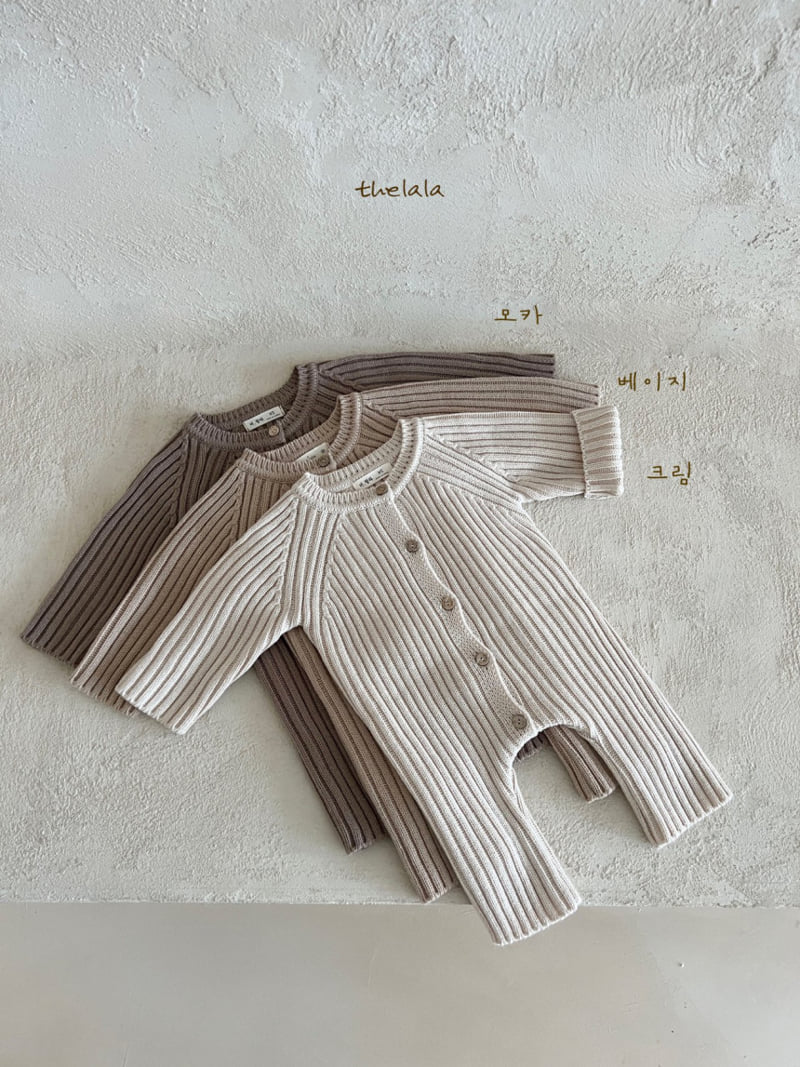 Lala - Korean Baby Fashion - #babyboutique - Off Knit Bodysuit - 8