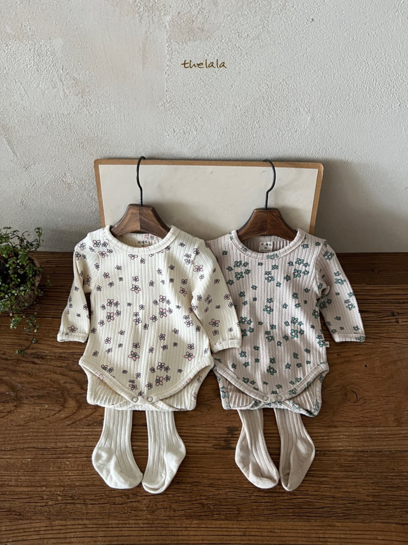 Lala - Korean Baby Fashion - #babyoninstagram - Floral Bodysuit - 3