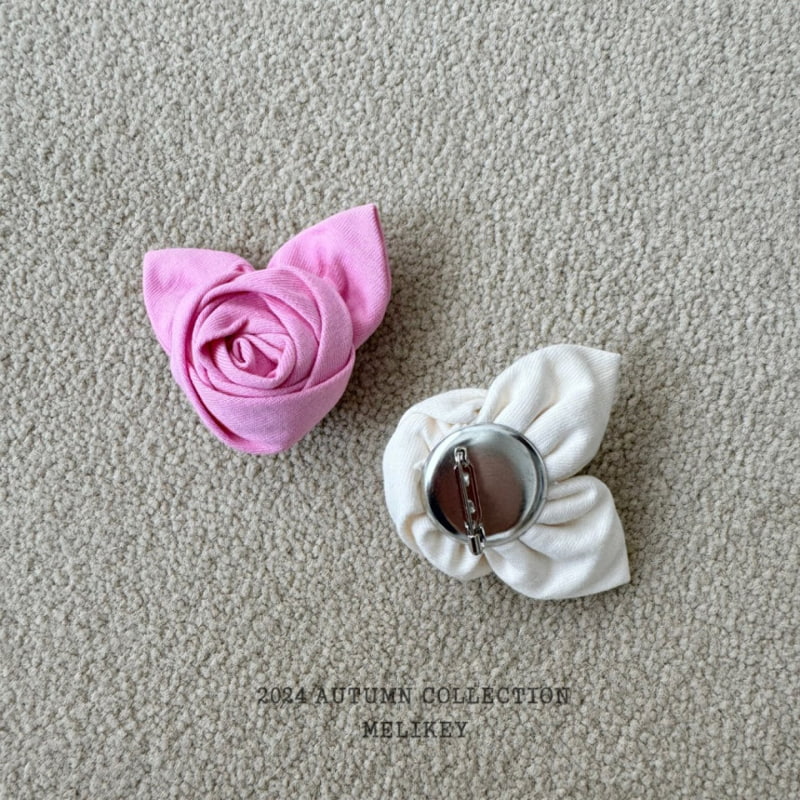 Melikey - Korean Children Fashion - #littlefashionista - Rose Brooch  - 2