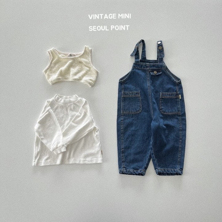 Minipoint - Korean Children Fashion - #discoveringself - Moa Jean Overalls