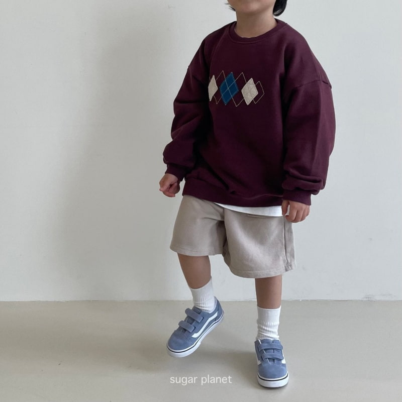 Sugar Planet - Korean Children Fashion - #childofig - Argyle Sweatshirts - 8