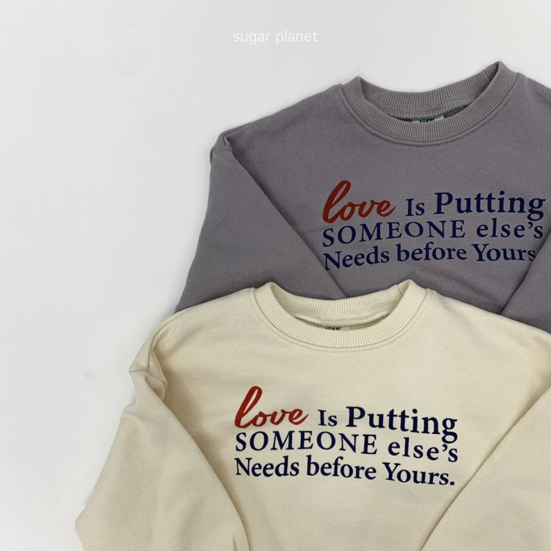 Sugar Planet - Korean Children Fashion - #designkidswear - Love Putting Sweatshirts - 4